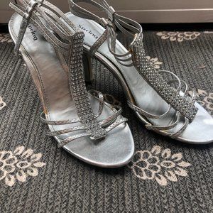 Silver Dressy Heels
